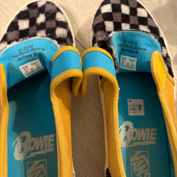 Vans Special Edition β¨ David Bowie π¨π»βπ€ Hunky Dory Checkers Slip-On 7 1/2 - Picture 10 of 10